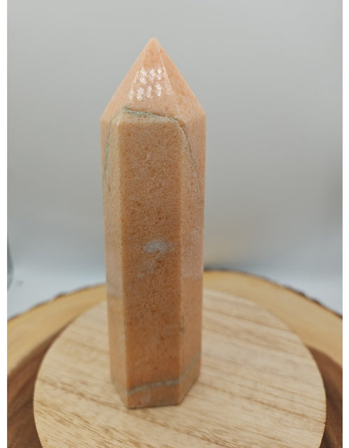 Load image into Gallery viewer, Sunstone Tower 427grams 6in Tall
