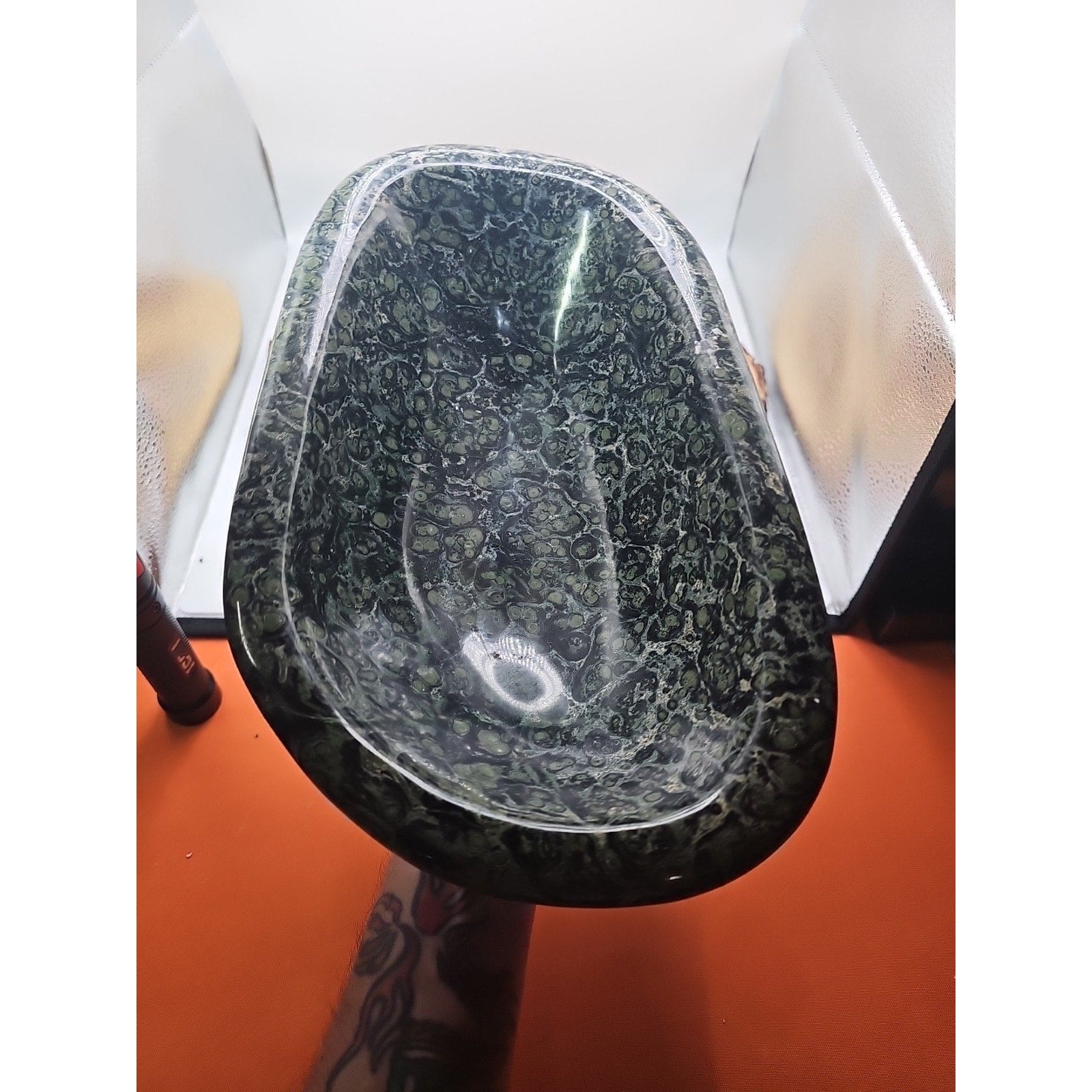 14LB Natural Kambaba Jasper Quartz Crystal  Bowl