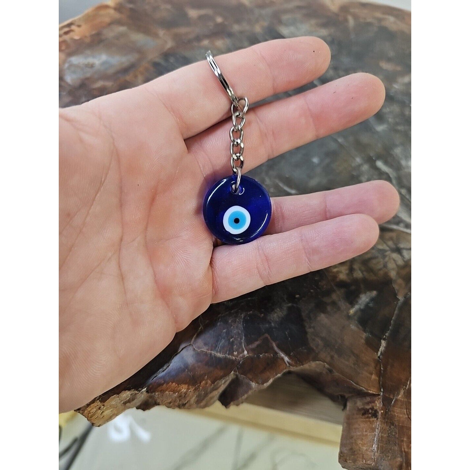 EVIL EYE KEYCHAIN/ Protection/ Fortune/ Good Luck