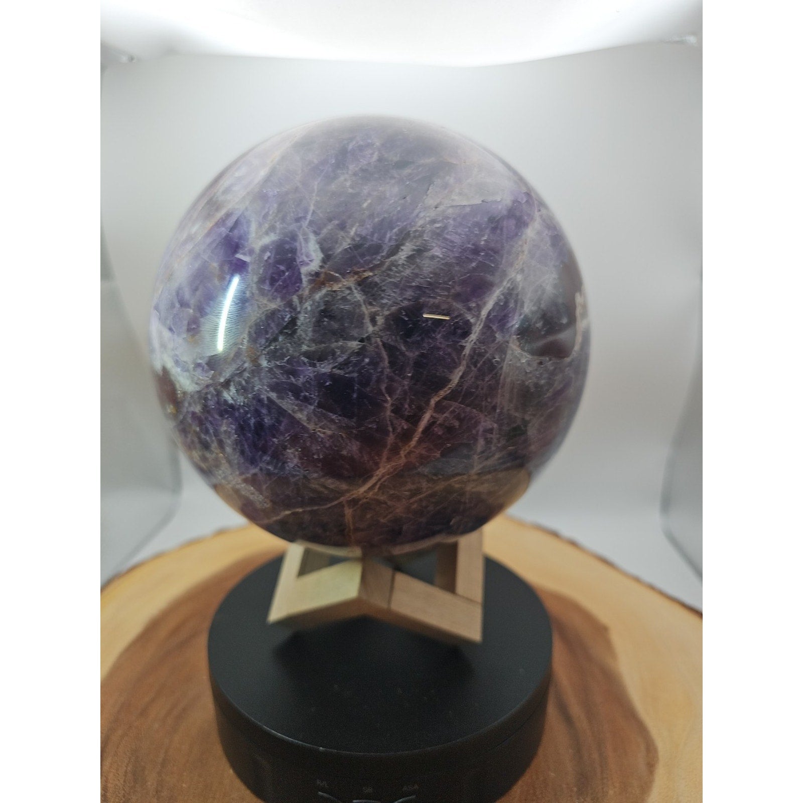 11.78lbs Natural Dream Amethyst Quartz Crystal Sphere Ball