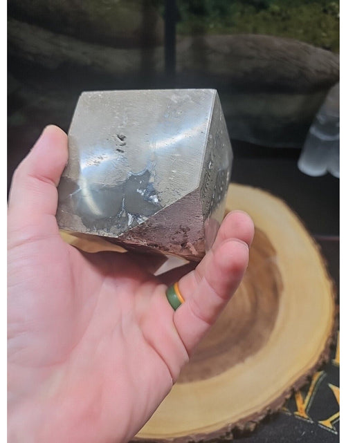 Load image into Gallery viewer, 2.41LB 1Pcs Natural Ocean Jasper Onyx Quartz Crystal Geode Square Heptahedron
