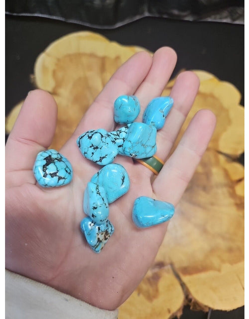 Load image into Gallery viewer, Turquoise Raw Polished Stone 76g-85g 10 Pcs
