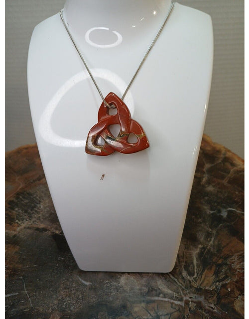 Load image into Gallery viewer, Ocean Jasper Agate Necklace W/925 Silver Chain
