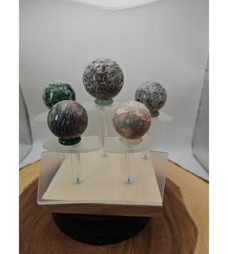 Ocean Jasper Sphere W/stand