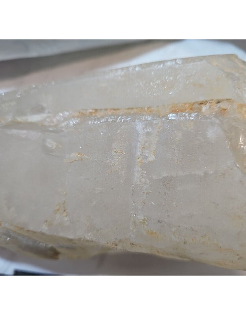 Load image into Gallery viewer, 8.7LB 12.9“ Natural Raw Clear White Quartz Crystal Point Rough Stone Rock Brazil
