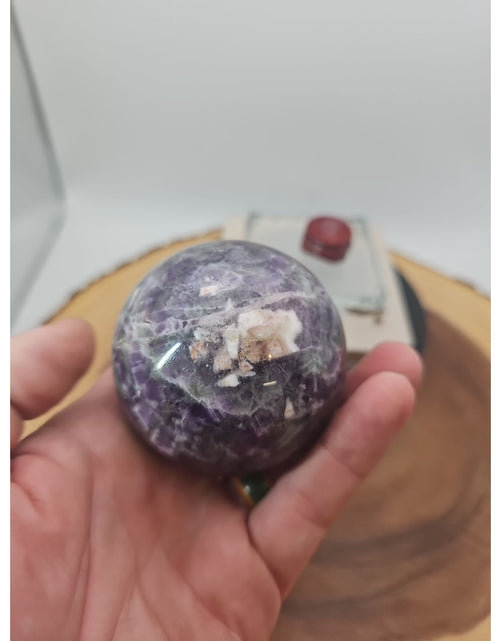 Load image into Gallery viewer, Madagascar Amethyst Sphere - 373g, 61mm - Collectors Item

