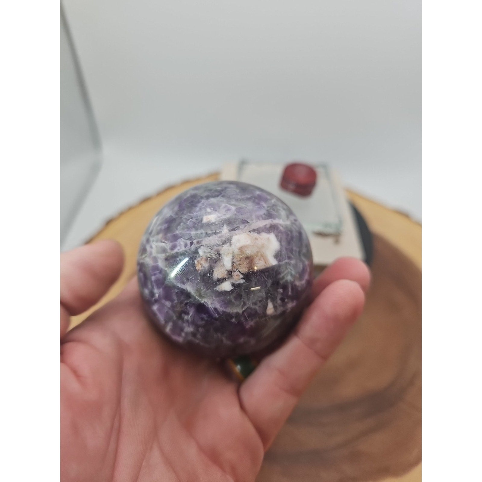 Madagascar Amethyst Sphere - 373g, 61mm - Collectors Item