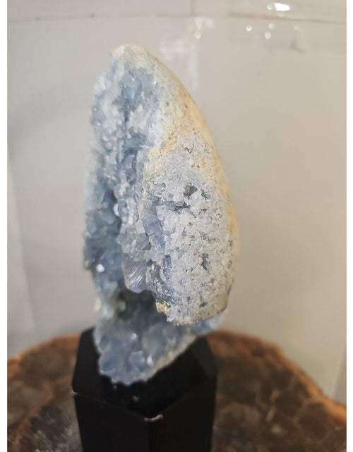 Load image into Gallery viewer, 4.90lbs Natural Baby Blue Celestite Quartz Crystal Geode Cluster Points Brazil
