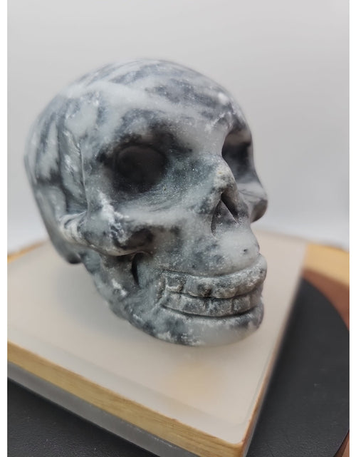 Load image into Gallery viewer, 1.20lb Natural Jasper Calcite Skulls Crystal Carving Mixed Stones Healing
