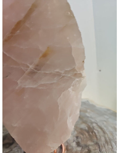 Load image into Gallery viewer, 5.72LB Natural Rose Quartz Crystal Pink Crystal Stone slices Healing
