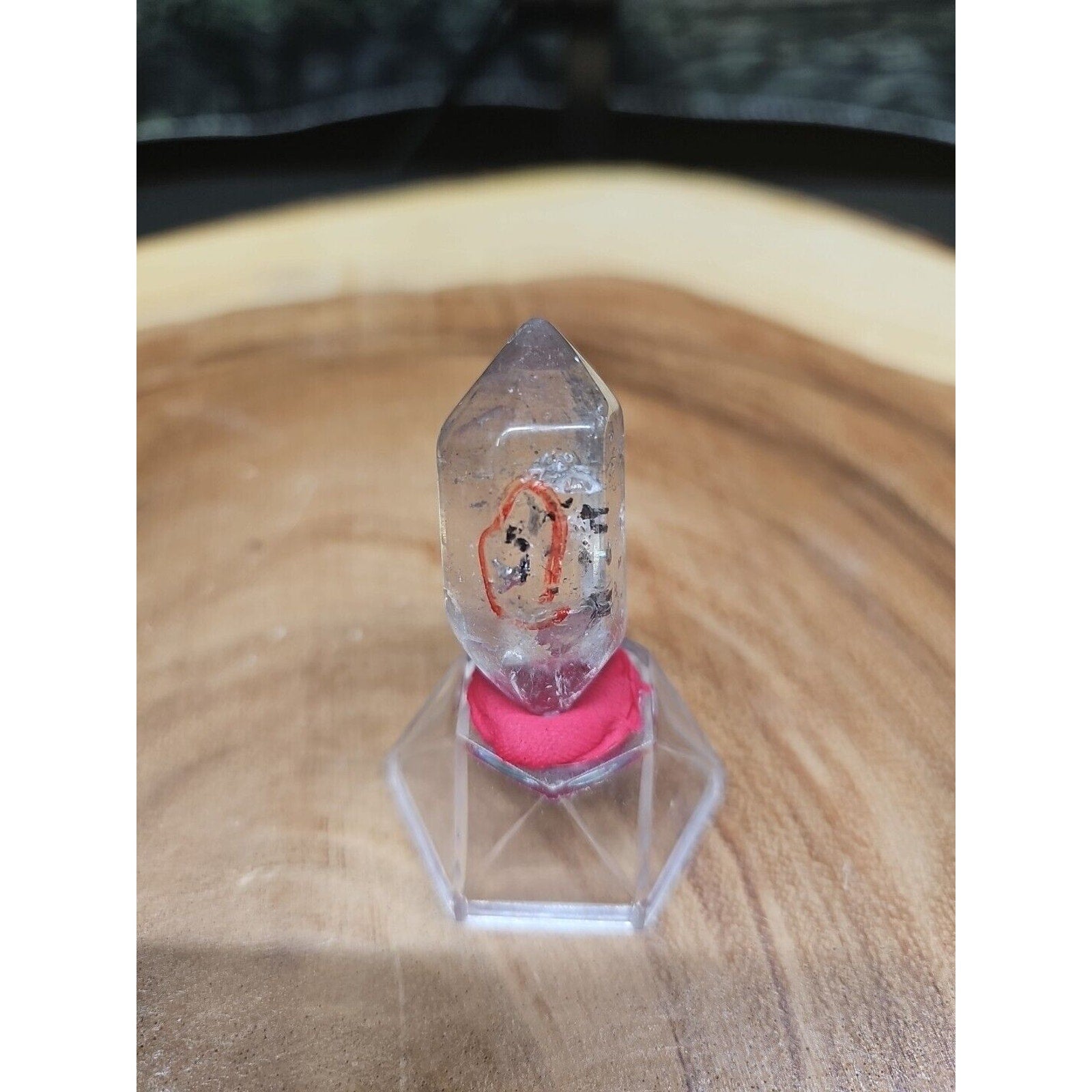 Quartz Crystal Point W/stand 19grams