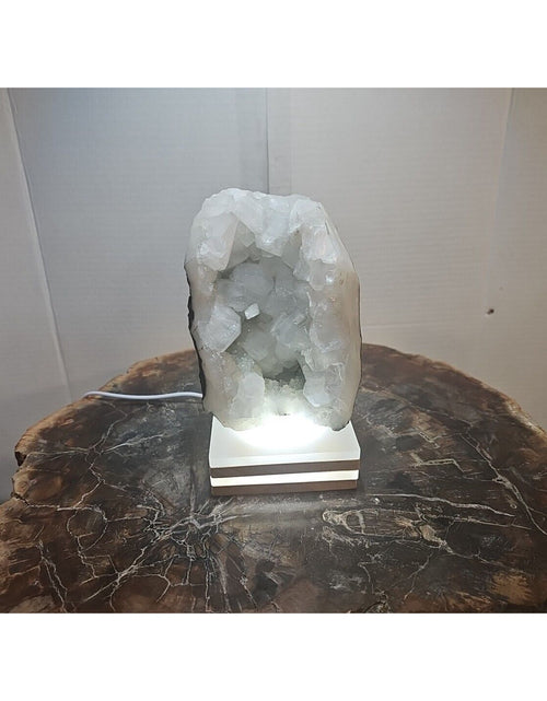 Load image into Gallery viewer, 2.7LB Natural white calcite Quartz Crystal Cluster mineral Specimen Healing
