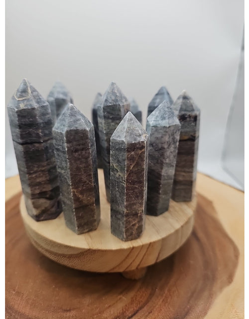 Load image into Gallery viewer, Silver Crazy Lace Towers Set Of 3pcs 3in Tall Avg

