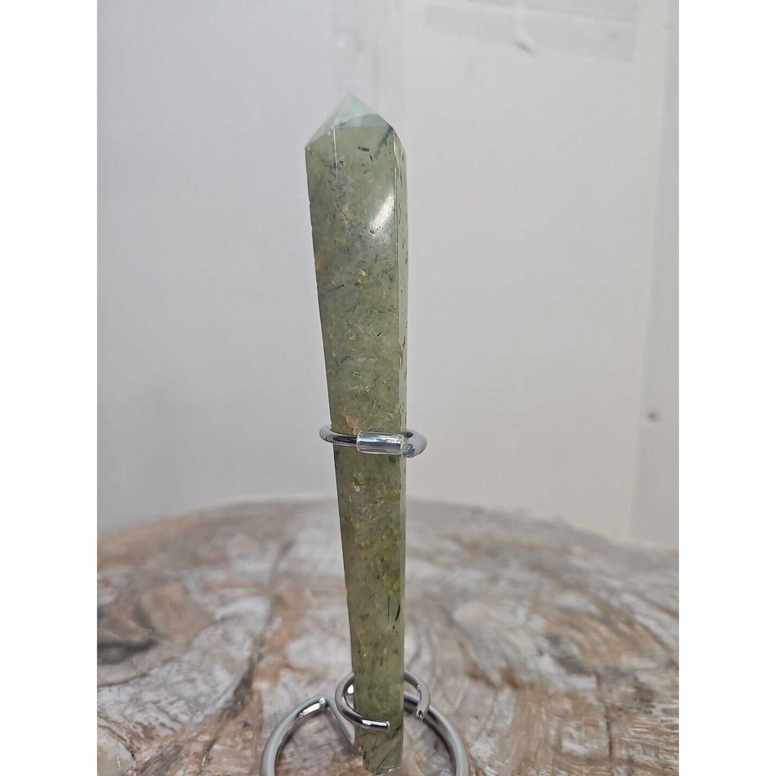 168g Grape Stone Scepter W/Stand 7in Long