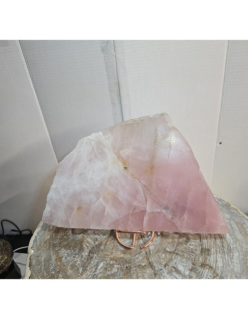 Load image into Gallery viewer, 5.72LB Natural Rose Quartz Crystal Pink Crystal Stone slices Healing
