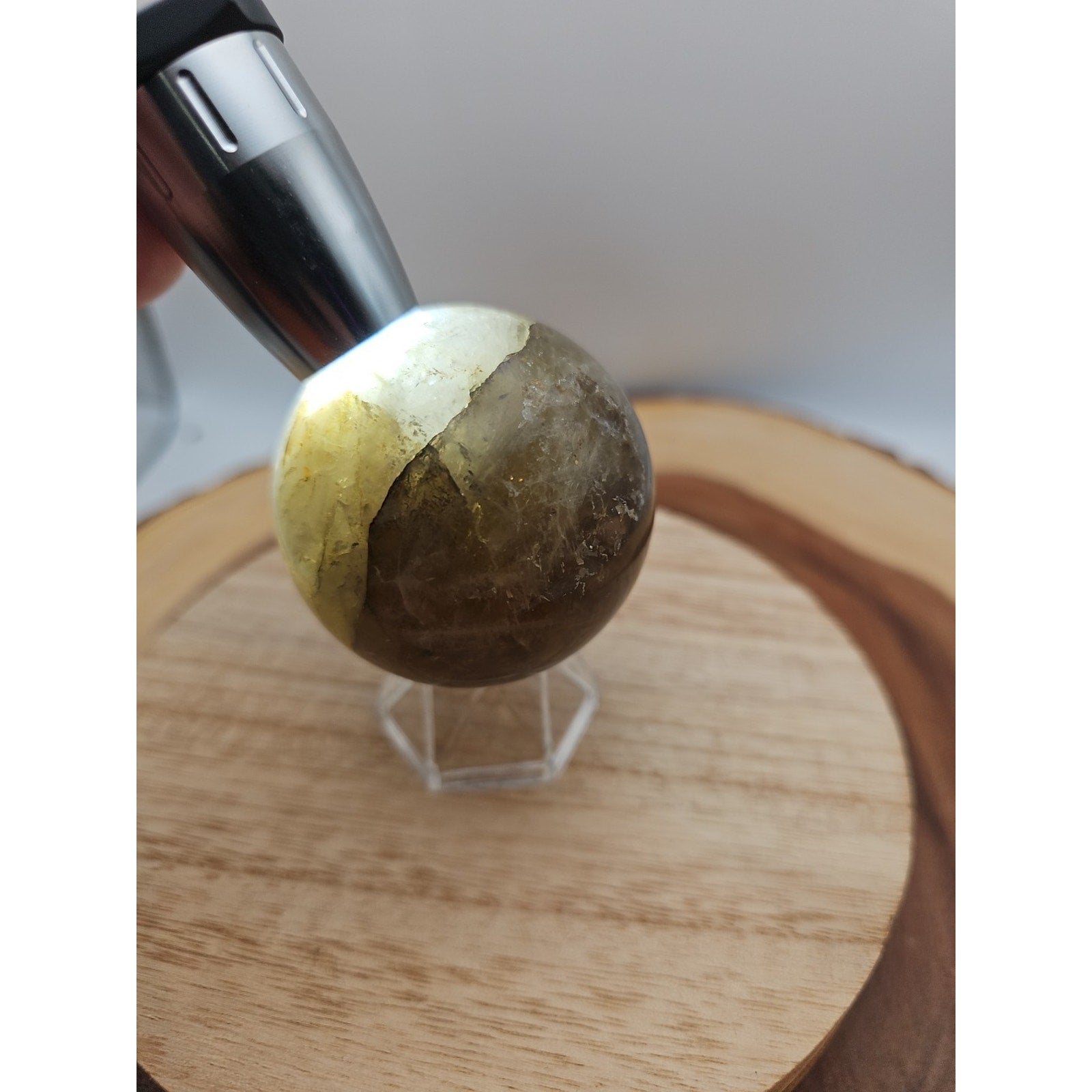 Smoky quartz sphere 60mm 260grams