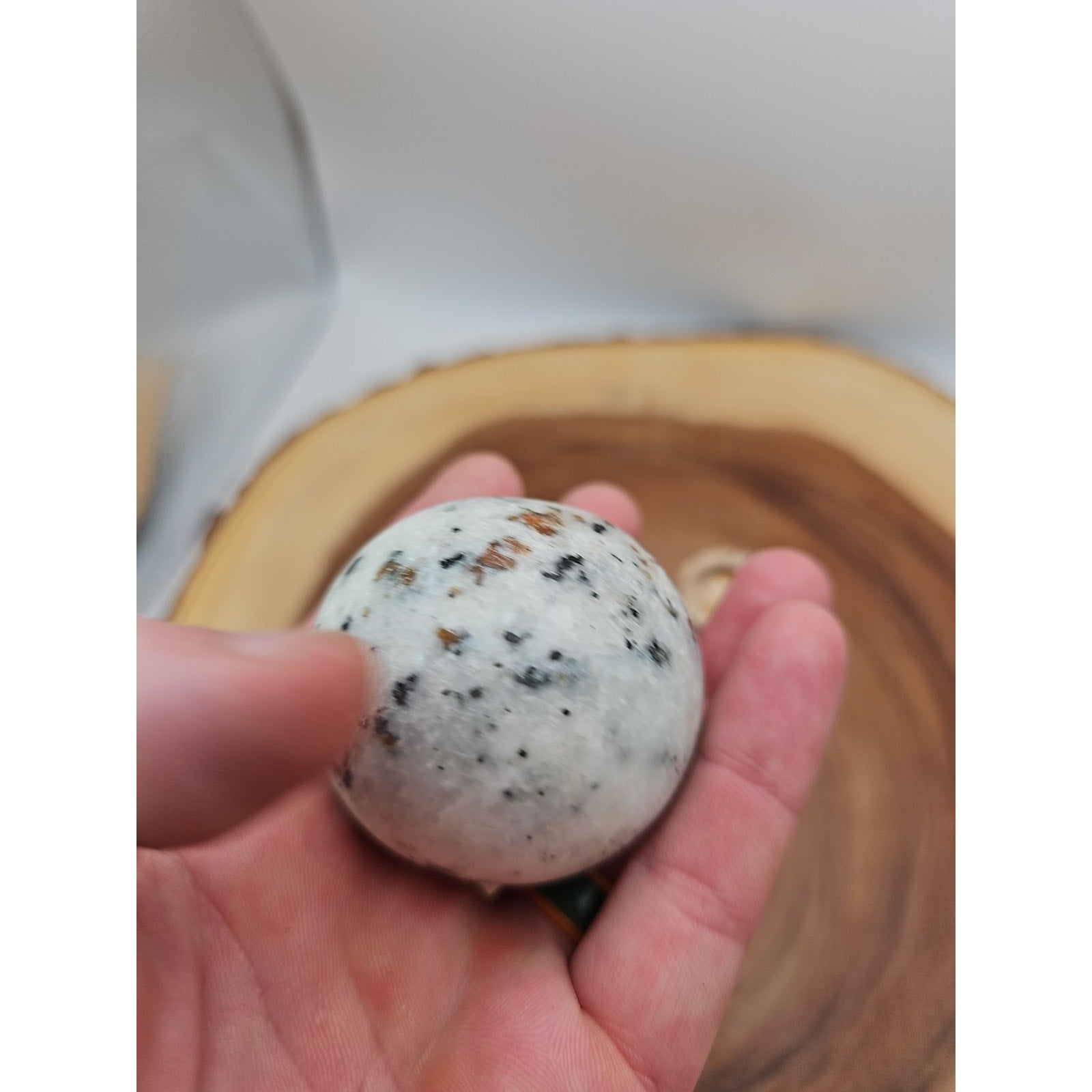 Ocean Jasper Sphere W/Stand 204g
