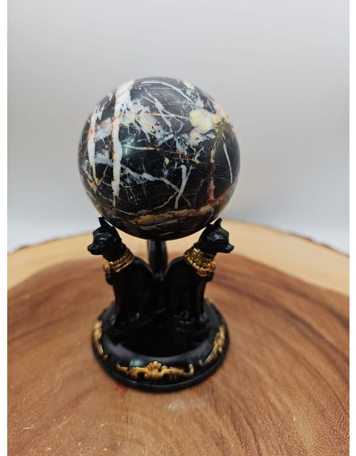 Load image into Gallery viewer, Ocean Jasper Sphere .79lbs W/Stand

