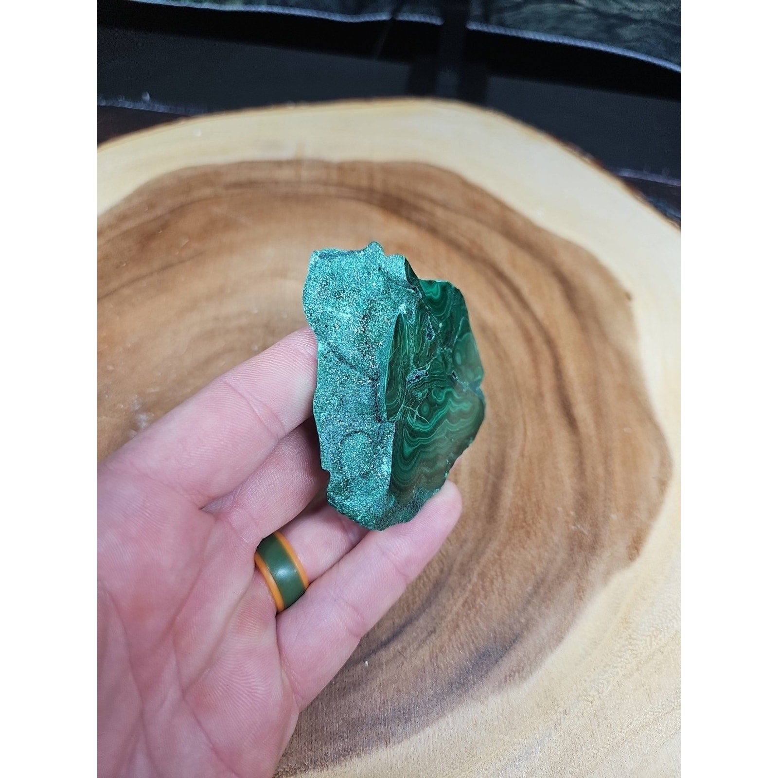 Malachite Slice 110g