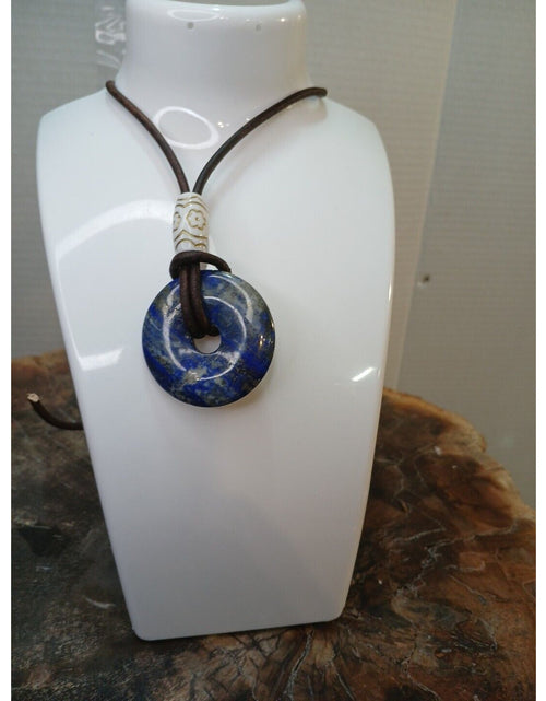 Load image into Gallery viewer, Lapis Lazuli Necklace Handemade
