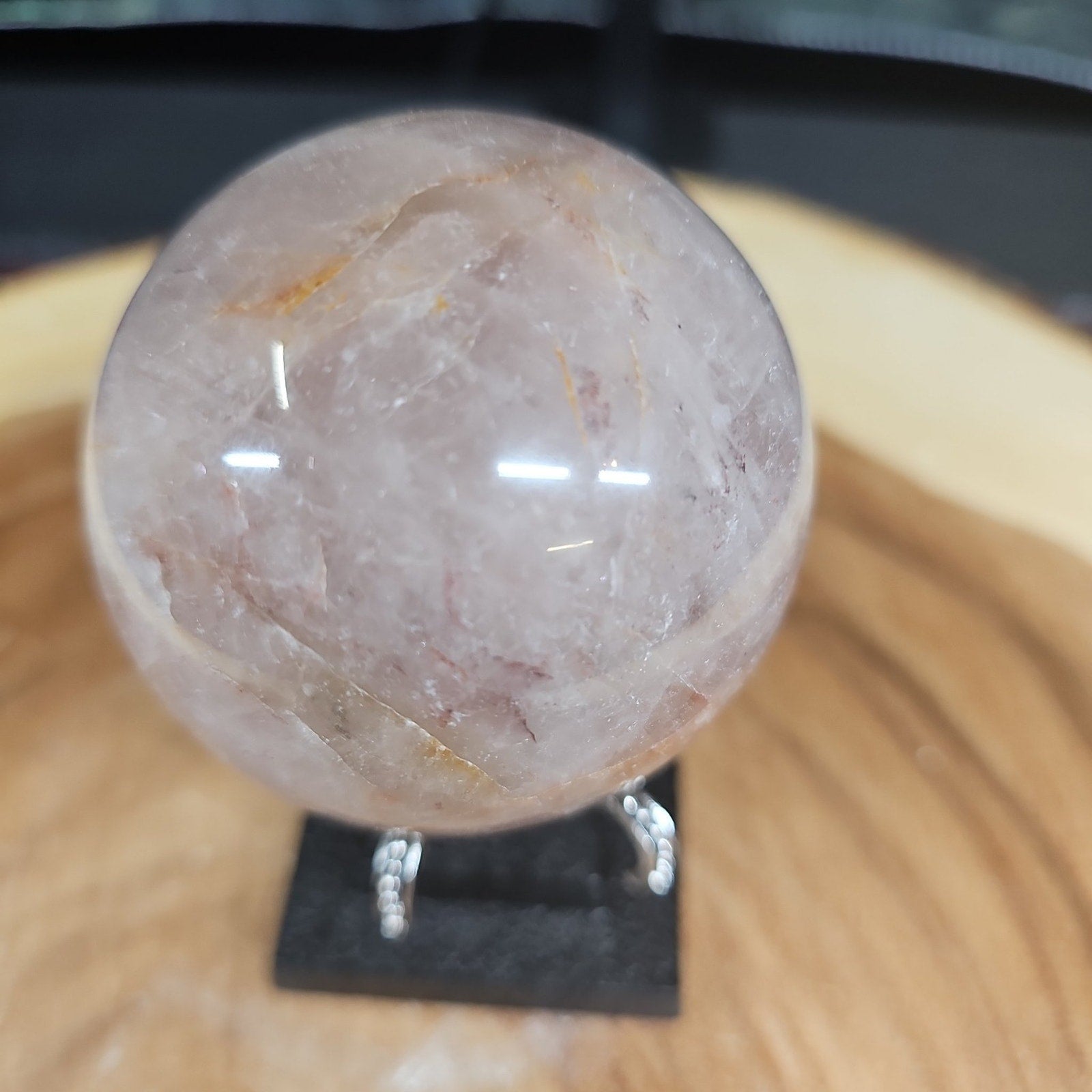 Ocean jasper quartz sphere