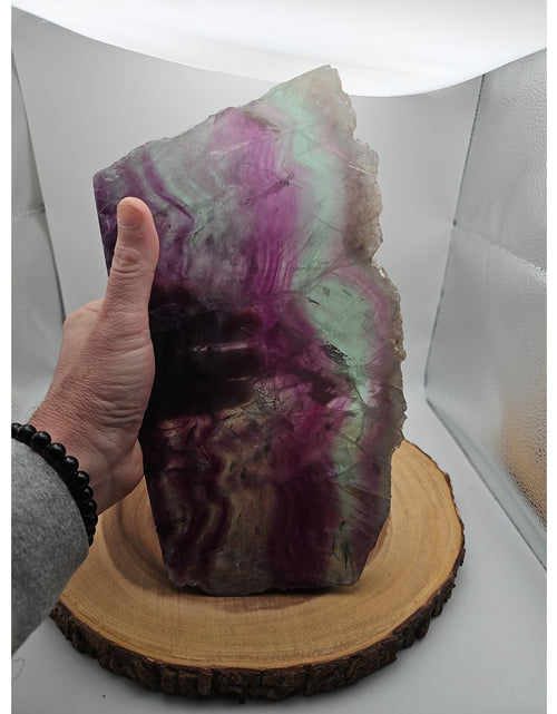 Load image into Gallery viewer, 5.7LB Natural color fluorite section quartz crystalsheetlarge mineralgemstone-
