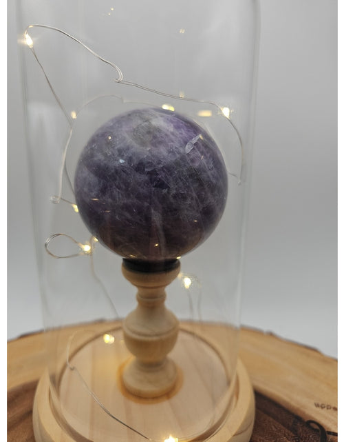 Load image into Gallery viewer, Amethyst Sphere With Case 60mm
