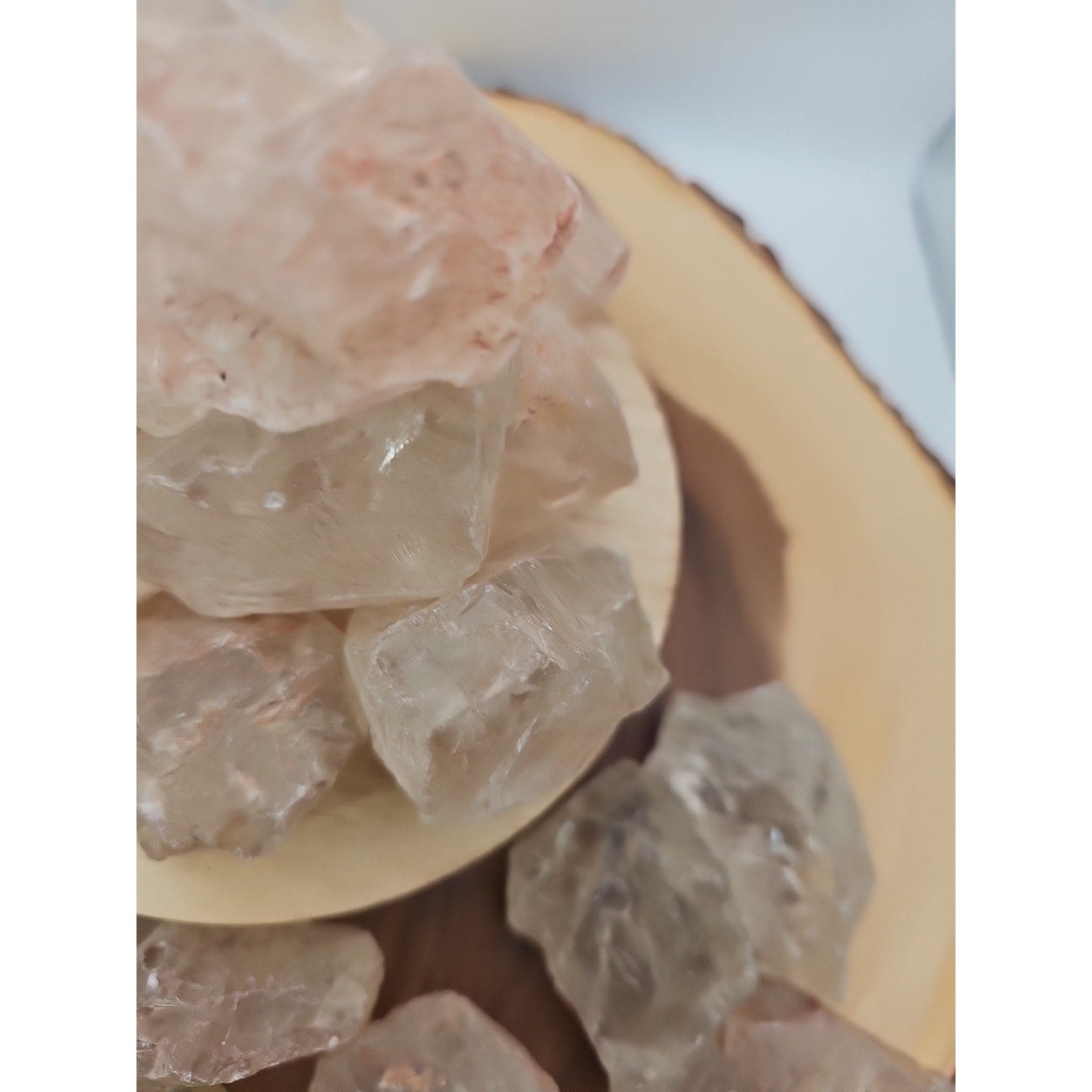 1lb Natural Raw Clear White Quartz Crystal Original Healing 5pcs Avg