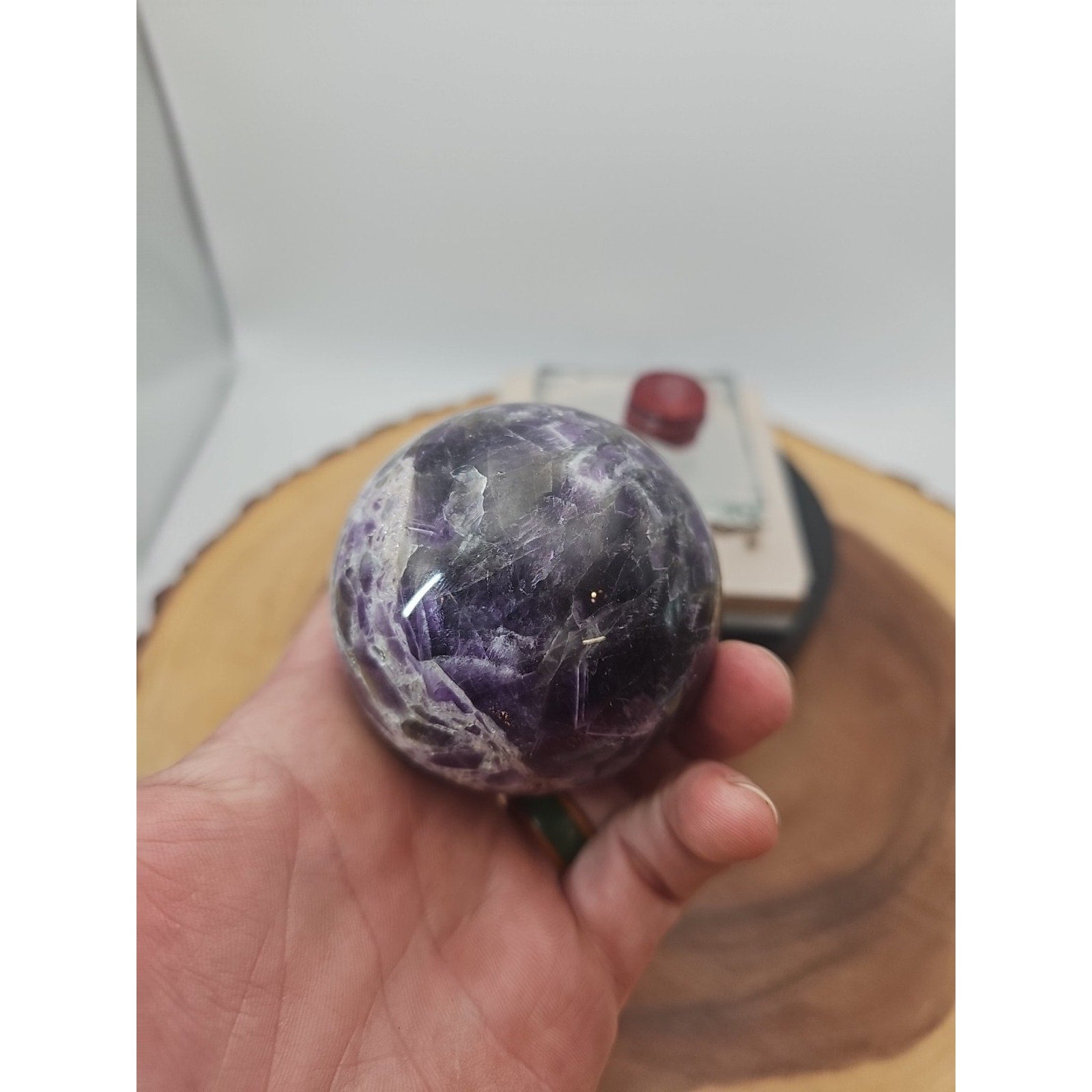 Madagascar Amethyst Sphere - 373g, 61mm - Collectors Item