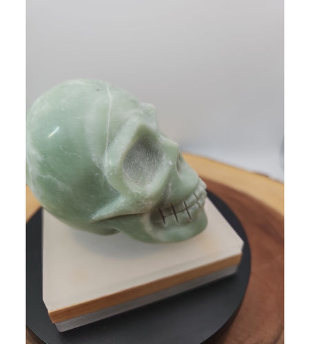 Natural Jasper Calcite Skulls Crystal Carving Mixed Stones Healing .89lbs