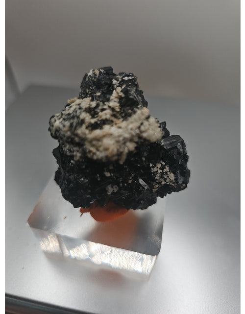 Load image into Gallery viewer, Black Tourmaline Crystal Specimen Rough Raw From Afghanistan 83grams

