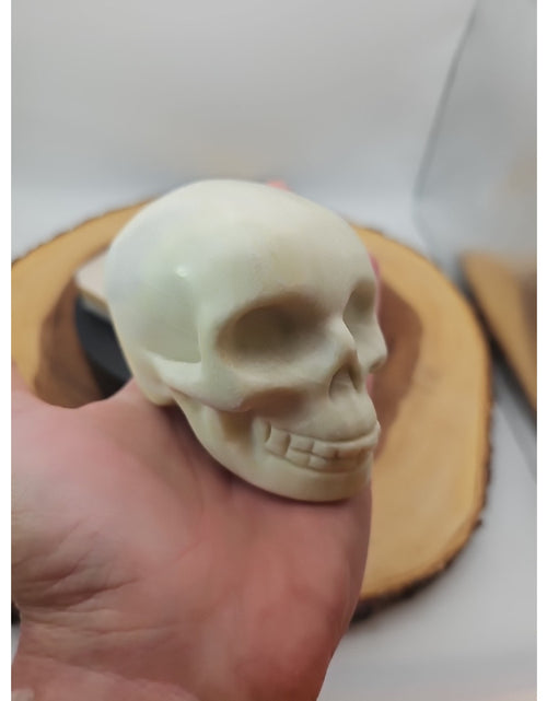 Load image into Gallery viewer, 1.14lb Natural Jasper Calcite Skulls Crystal Carving Mixed Stones Healing
