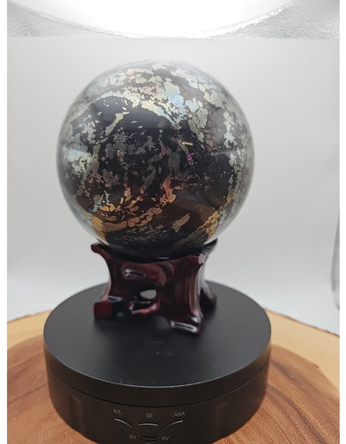 Load image into Gallery viewer, 7.37LB Natural chalcopyrite Quartz Magic Crystal Healing Ball Sphere Healing
