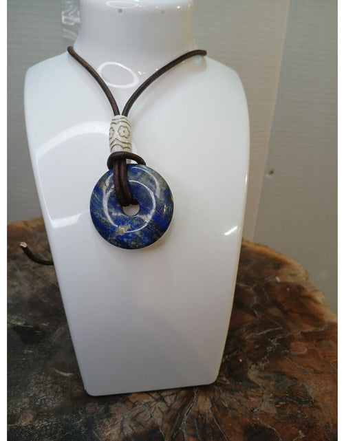 Load image into Gallery viewer, Lapis Lazuli Necklace Handemade
