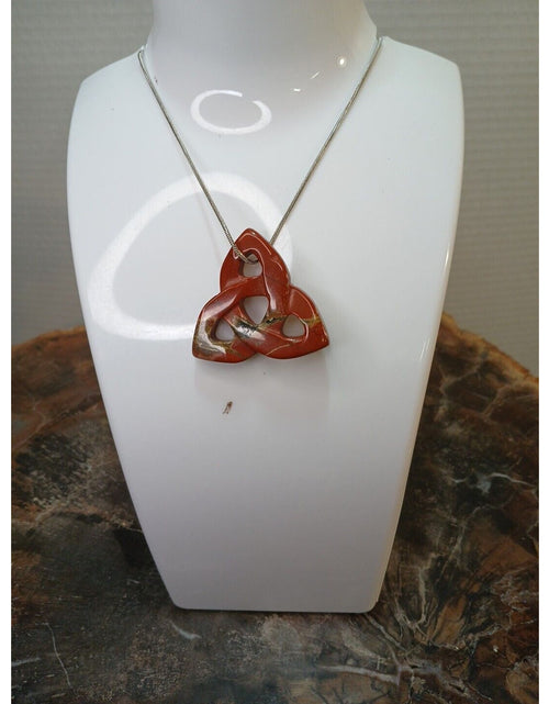 Load image into Gallery viewer, Ocean Jasper Agate Necklace W/925 Silver Chain
