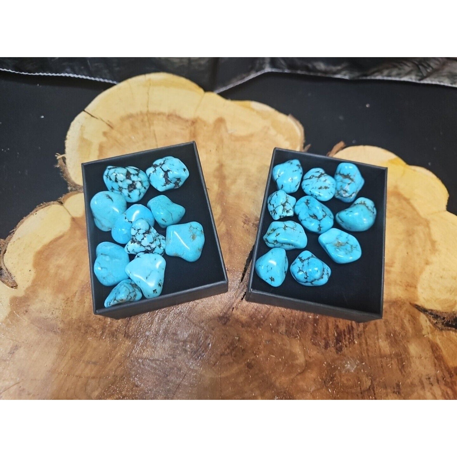 Turquoise Raw Polished Stone 76g-85g 10 Pcs