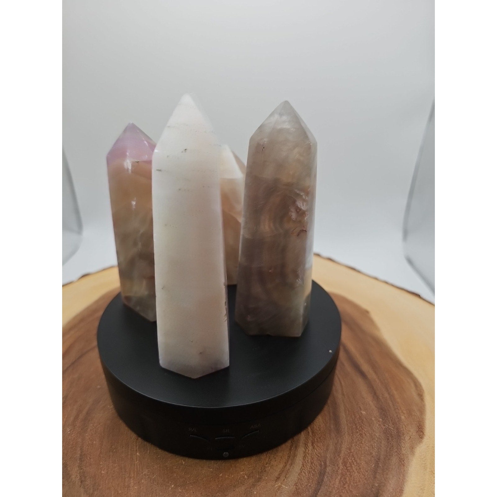Fluorite crystals Set Of 4,2.52lbs