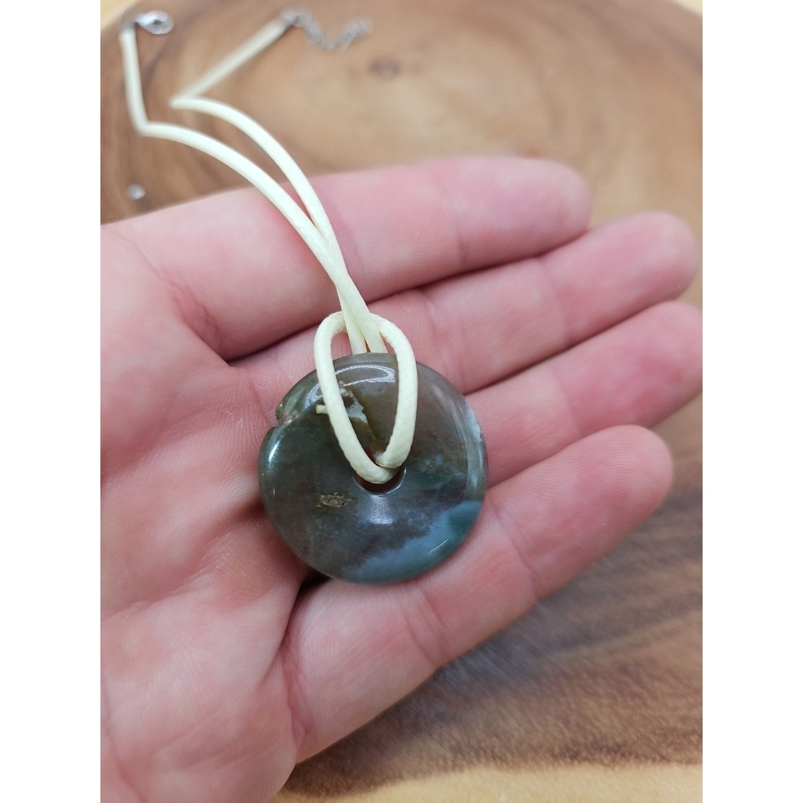 Lucky Pendant 16in Cord Necklace