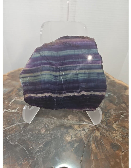 Load image into Gallery viewer, 380G Natural beautiful Rainbow Fluorite Crystal flake original stone specimen
