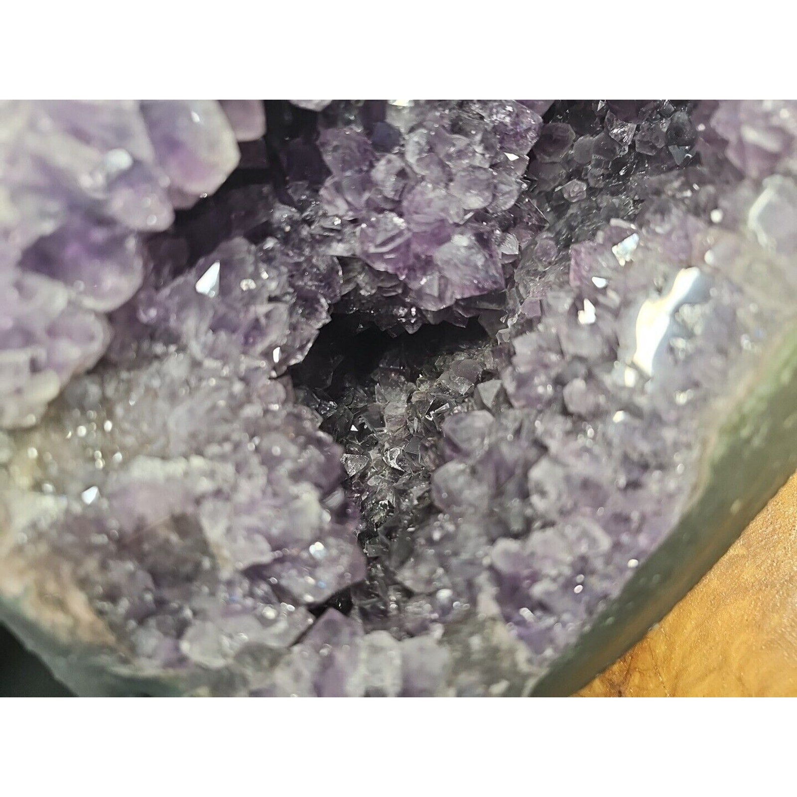 21.7LB Natural Amethyst geode quartz cluster crystal mineral specimen healing