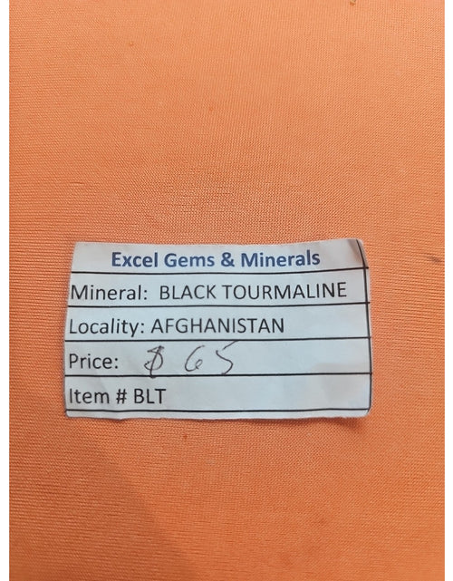 Load image into Gallery viewer, Black Tourmaline Crystal Specimen Rough Raw From Afghanistan 83grams
