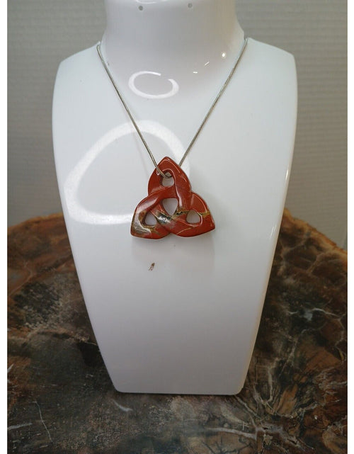 Load image into Gallery viewer, Ocean Jasper Agate Necklace W/925 Silver Chain
