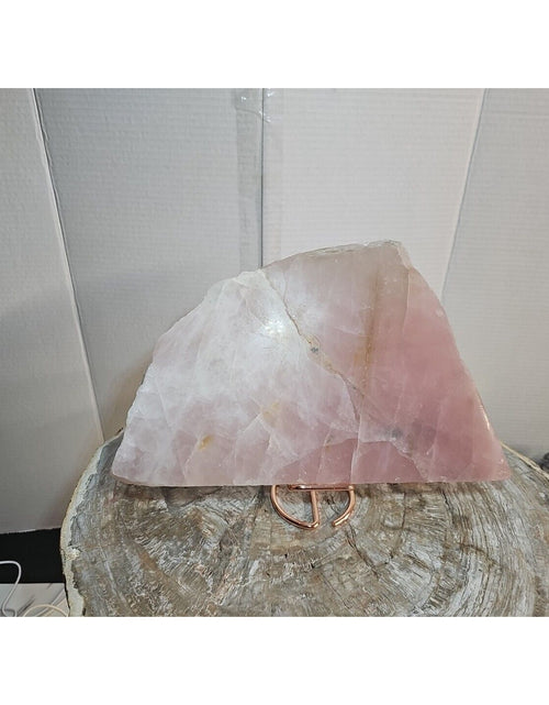 Load image into Gallery viewer, 5.72LB Natural Rose Quartz Crystal Pink Crystal Stone slices Healing
