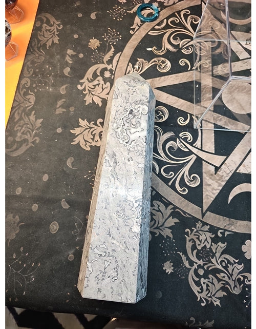 Load image into Gallery viewer, 7.05lb 12in Tall Crazy Lace Jasper Crystal Point Tower Healing
