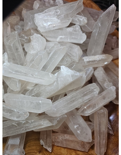 Load image into Gallery viewer, 1lb Natural Clear Quartz Crystal Points Original Stones Brazil
