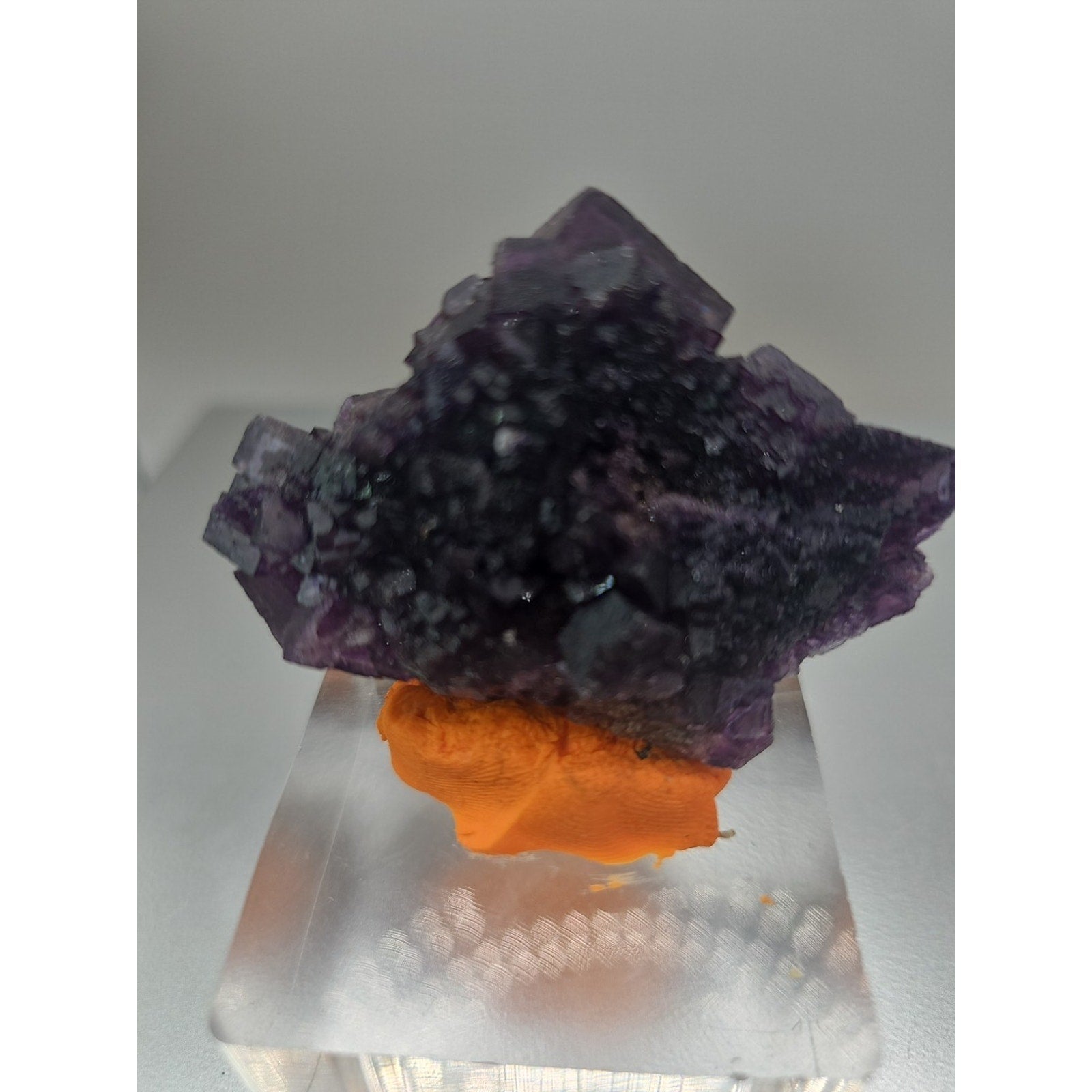 Fluorite crystal quartz cluster 2.5oz