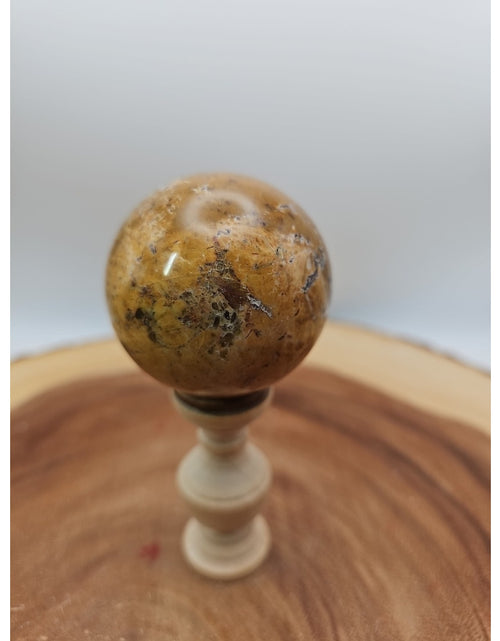 Load image into Gallery viewer, Ocean Jasper Sphere W/Stand 187g
