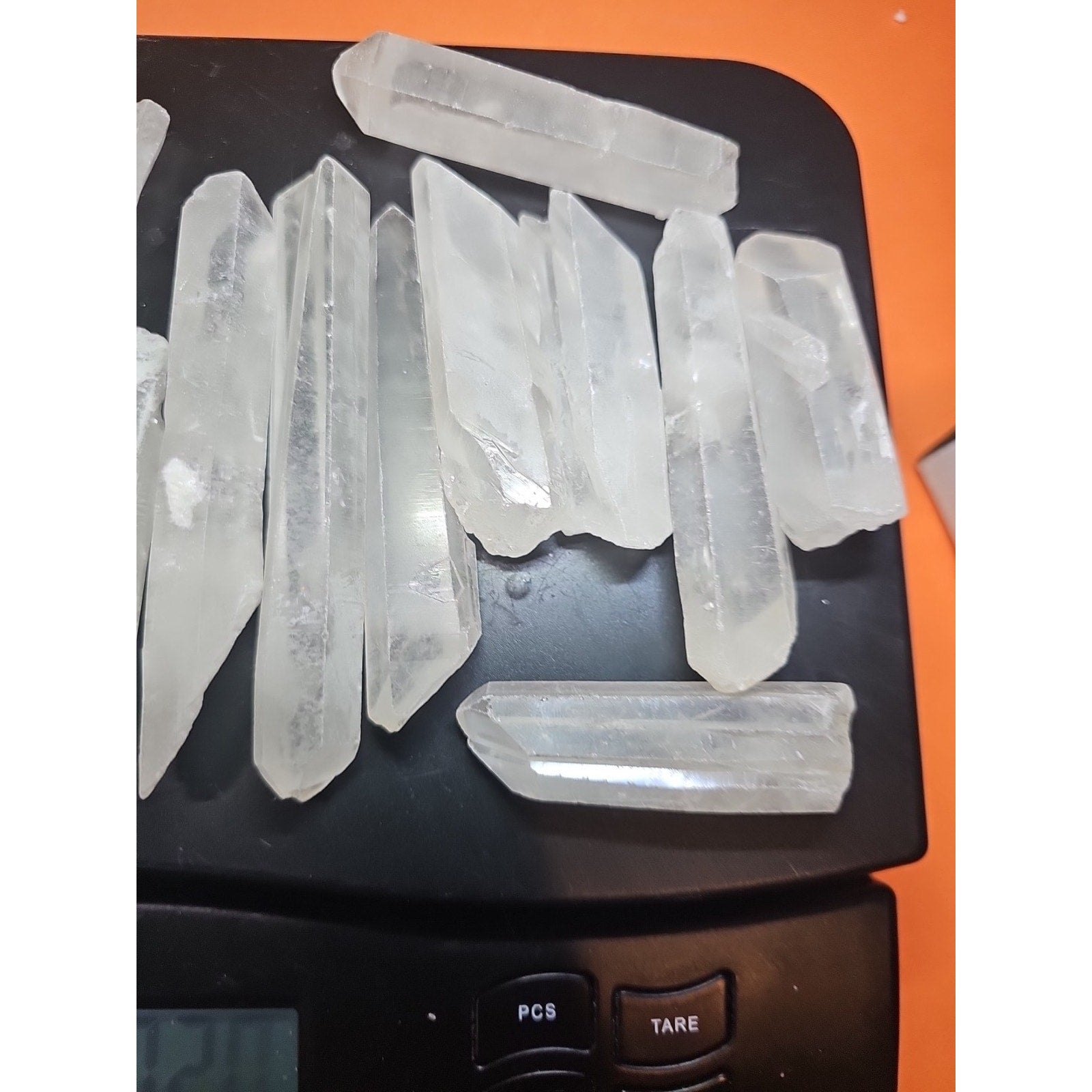 1lb Natural Clear Quartz Crystal Points Original Stones Brazil