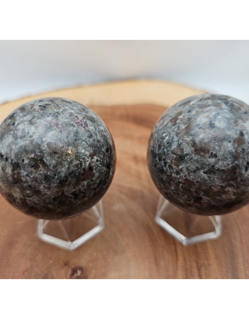 Load image into Gallery viewer, Yooperlite Stone Sphere 55mm 1 Each

