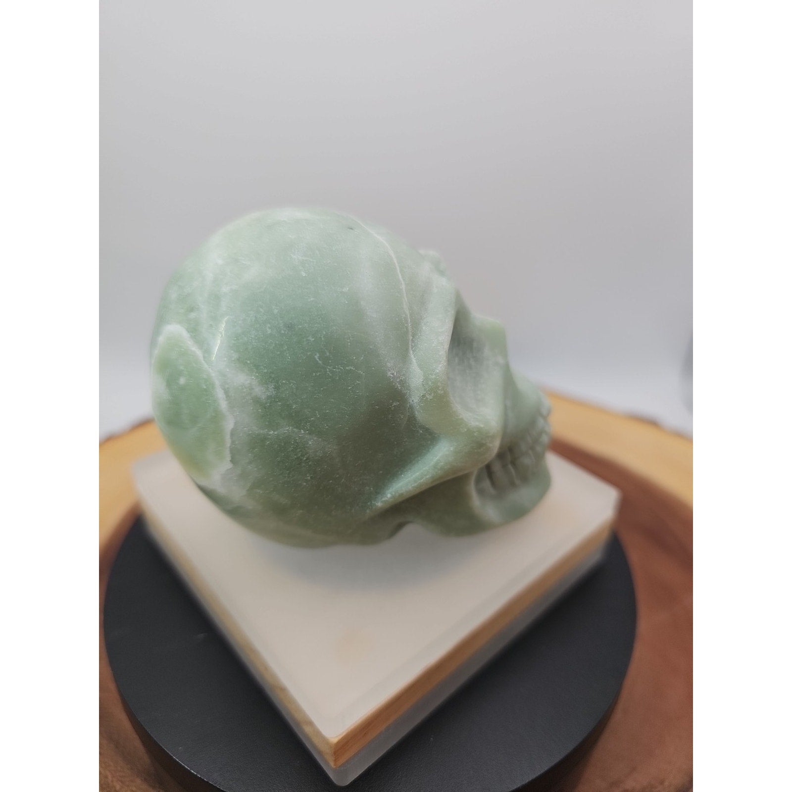 Natural Jasper Calcite Skulls Crystal Carving Mixed Stones Healing .89lbs
